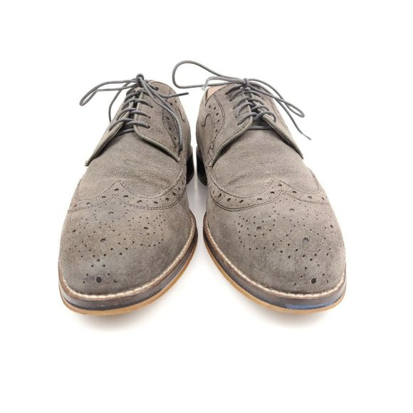Johnston & Murphy Brogue Wingtip Suede Mens 9 M - Picture 3 of 11